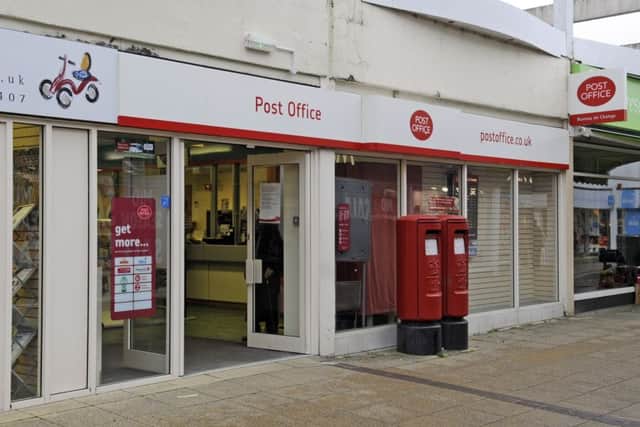 The Post Office branch in Wellington Way, Waterlooville Picture: Malcolm Wells (132703-3709) ENGPPP00320130930163830