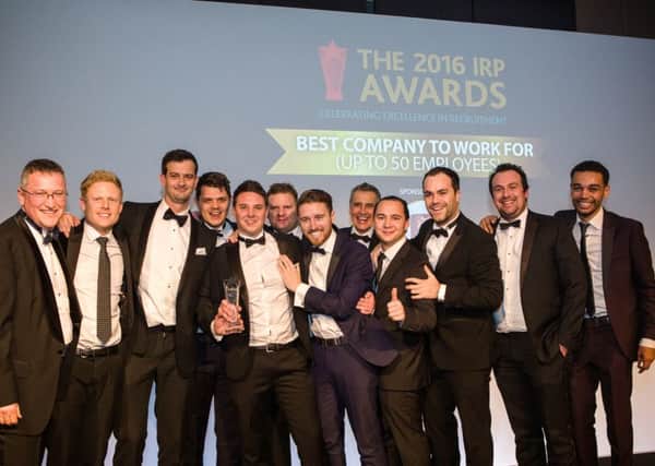 Carrington West, from Portsmouth, was named as the UKs Best Recruitment Company to Work for (of up to 50 employees) at the national RECs (Institute of Recruitment Professionals) IRP Awards