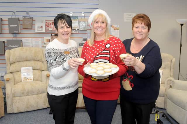 From left, Kim Cartwright, Debbie Watts and Lynn Nunn at Solent Mobility Picture: Sarah Standing (161712-9482)
