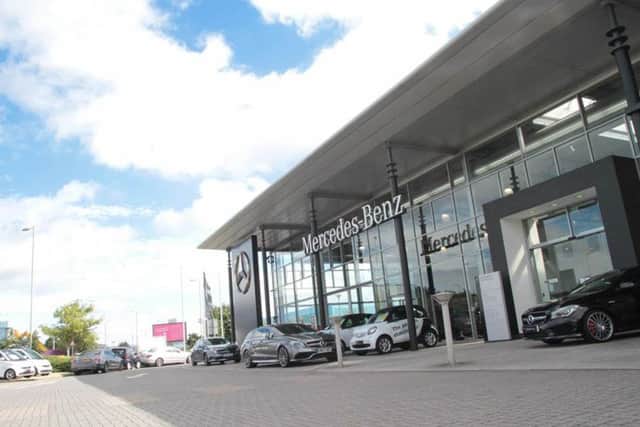 A Mercedes dealership in Eastleigh that forms part of Portsmouth City Council's property portfolio, on which they have now spent more than £100m