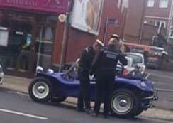 A 65-year-old woman is in a life-threatening condition at QA Hospital after a scarf got caught up in a beach buggy in Havant on Sunday, December 18.