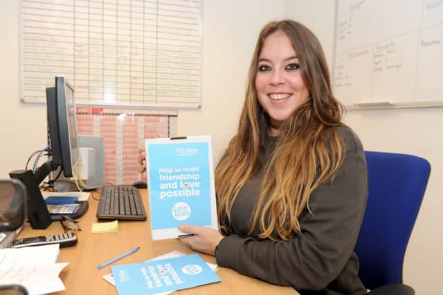 Hayley Ostler, Love4Life co-ordinator Picture: Sarah Standing (161609-4423)
