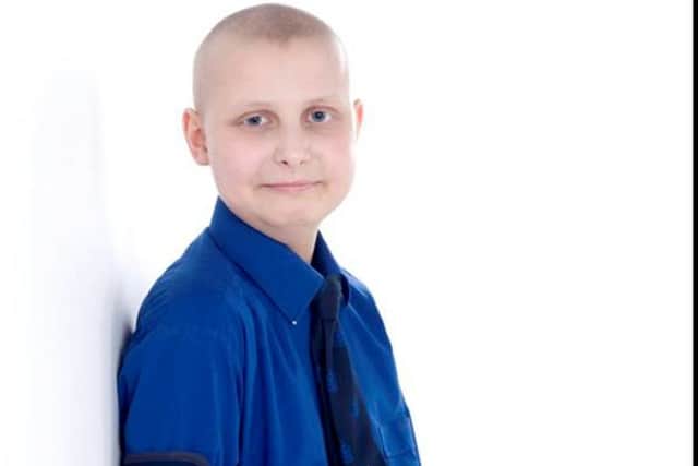 Aidan Outen was 12 when he died from a rare cancer