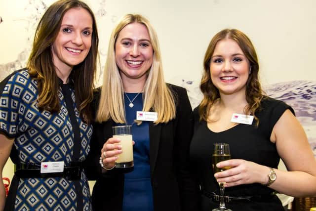From left, Rebecca Chaplin, Kirsty Hughes and Emily Bell