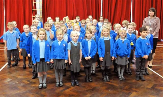 Crofton Anne Dale Infants recorded Christmas songs for Fareport Talking News