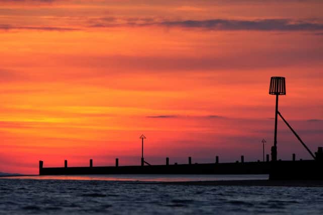 'The Sentinel' taken at Sandy Point on Hayling in February by David Robertson