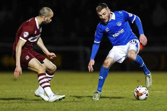 Dan Butler is bidding for a return to face Pompey. Picture: Joe Pepler