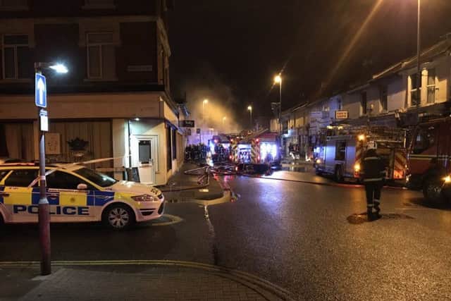 Picture via Twitter by Hants Fire and Rescue