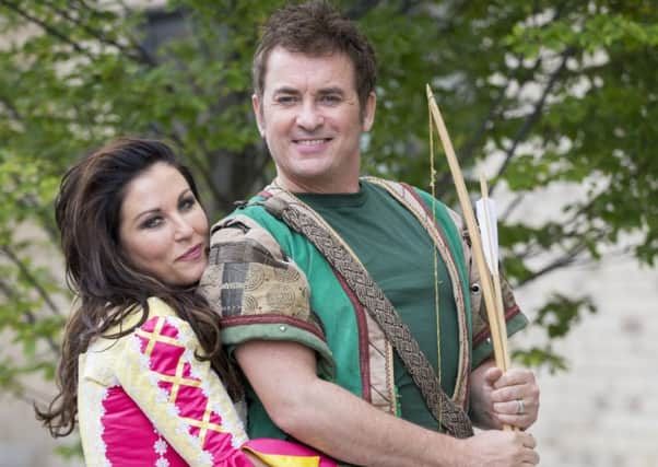 Shane Richie and Jessie Wallace as Robin Hood and Maid Marion. Picture: Robin Jones