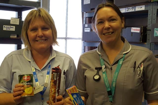 Julie Geach, left, and Zora Pellett from Southern Healths Enhanced Recovery Support at Home Team