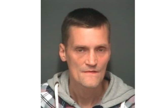 Paul John, who has been jailed for stealing a television
