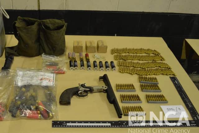 Items seized in the Martin Shannon investigation. Picture: NCA