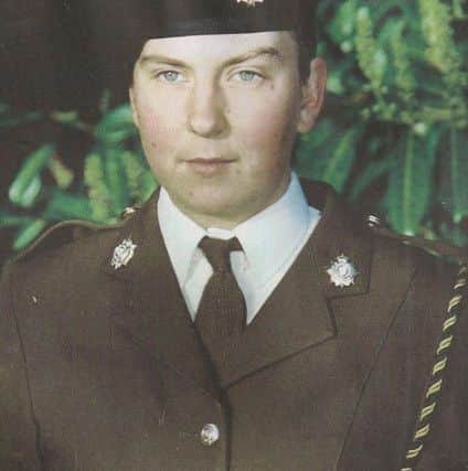 Michelle Clark in her army days
