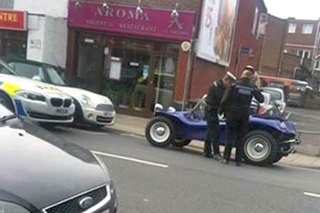 Police at the scene of the fatal accident in Havant