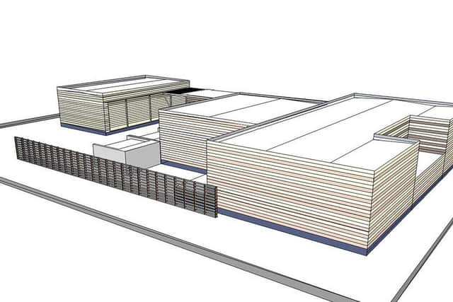 What the interconnector IFA2 site at Daedalus in Lee-on-the-Solent would look like