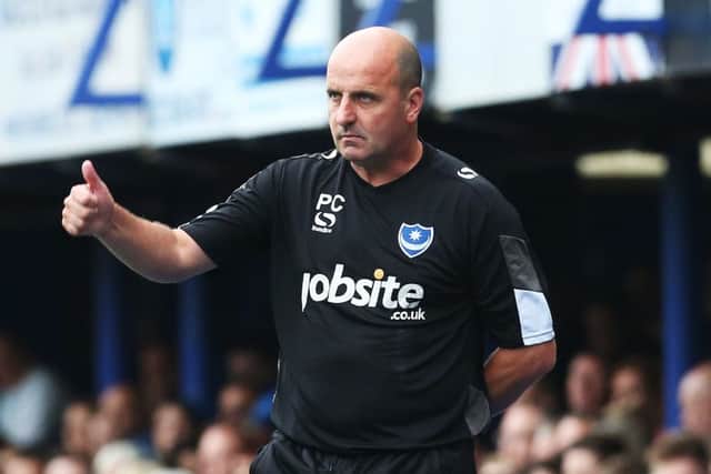 Pompey boss Paul Cook   Picture: Joe Pepler