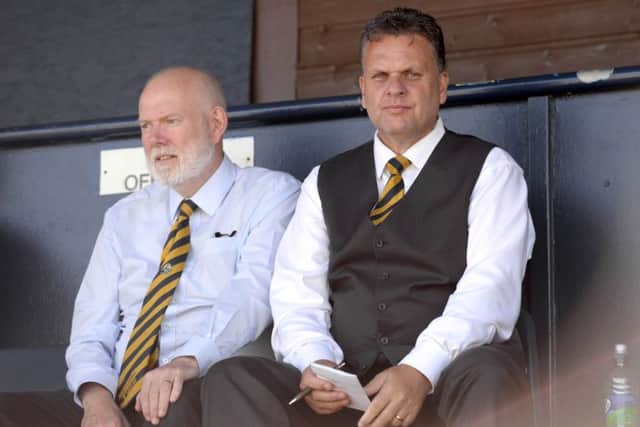 Mark Hook and Alex Pike at Gosport Borough FC
