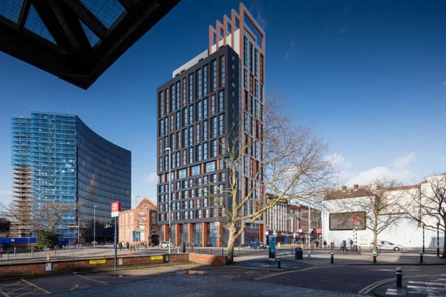 The 18-storey student tower block Stanhope House