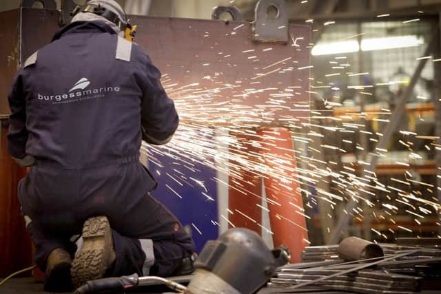 Burgess Marine engineers in action