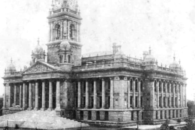 One of the earliest pictures of the Guildhall Picture: The Barry Cox collection.
