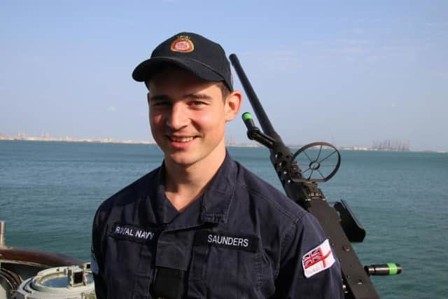 Engineering Technician (Weapon Engineering) Charlie Saunders, 27,of HMS Chiddingfold,