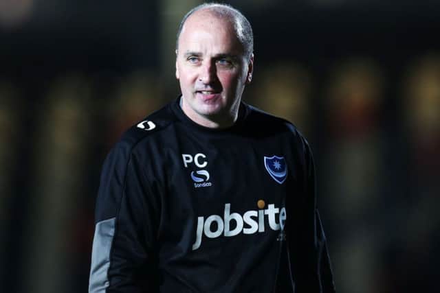 Pompey boss Paul Cook   Picture: Joe Pepler
