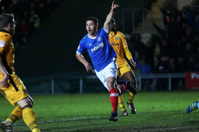 Enda Stevens celebrates netting the equaliser. Picture: Joe Pepler