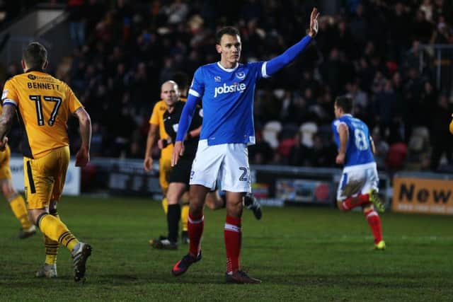 Pompey winger Kal Naismith   Picture: Joe Pepler