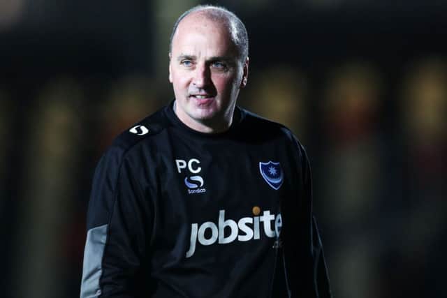 Pompey boss Paul Cook  Picture: Joe Pepler