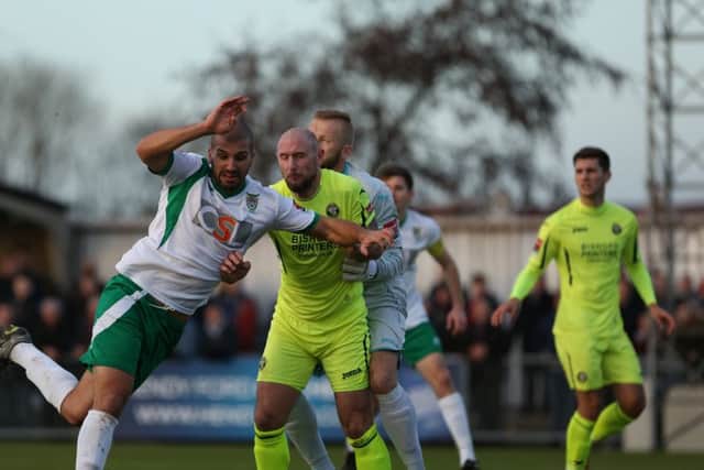 Sami El-Abd puts the Hawks under pressure / Picture by Tim Hale