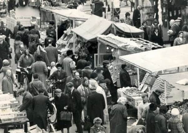 Charlotte Street market in 1975