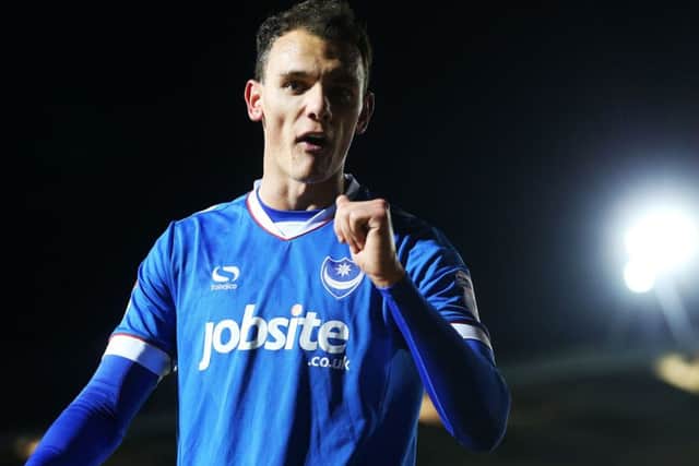 Kal Naismith celebrates his goal on Boxing Day. Picture: Joe Pepler