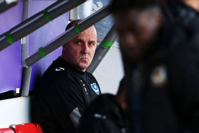 Pompey boss Paul Cook. Picture: Joe Pepler