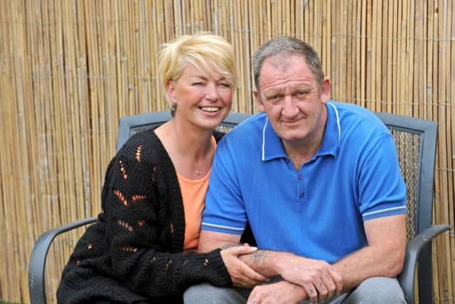Kim Davies and her husband Rob Davies from Southsea. Picture: Ian Hargreaves (150971-7)