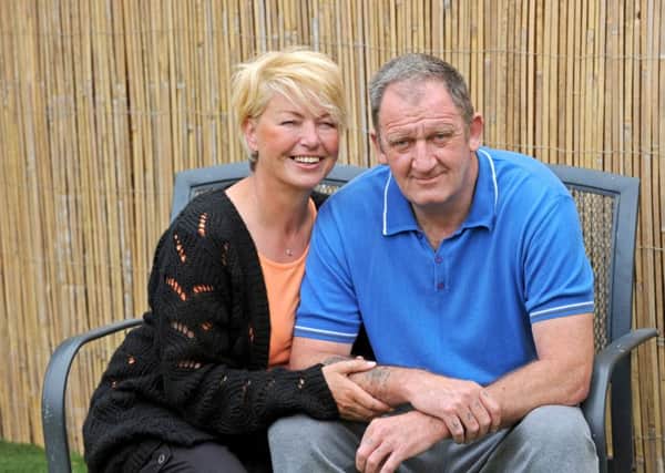 Kim Davies and her husband Rob Davies from Southsea. Picture: Ian Hargreaves  (150971-7)