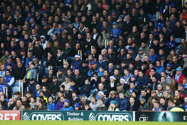 Pompey fans will pack out Fratton Park again for the Luton match. Picture: Joe Pepler