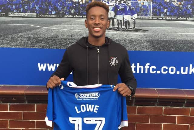 Pompey new-boy Jamal Lowe Picture: Colin Farmery