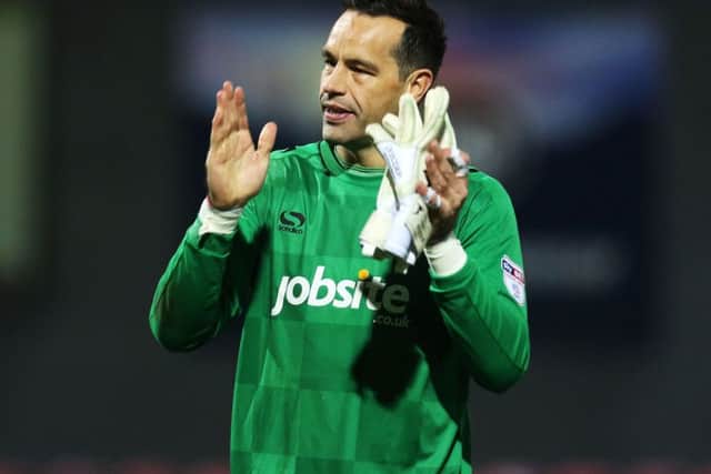 Pompey keeper David Forde Picture: Joe Pepler