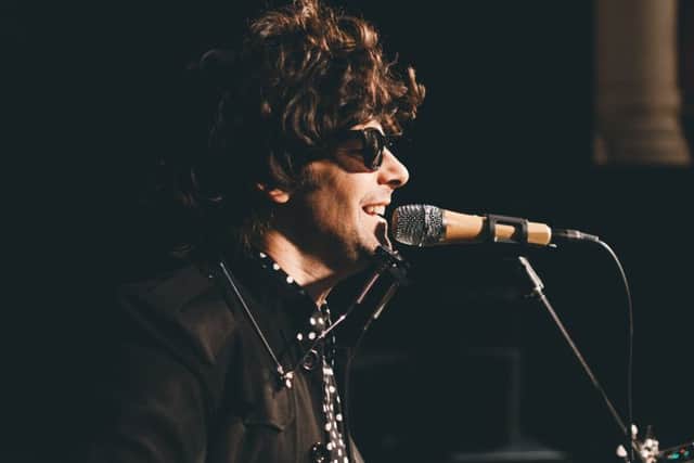 Bill Lennon in the lead role of The Bob Dylan Story. Picture by Jonnie Page.