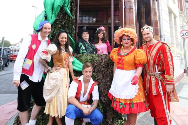 The cast of Jack and the Beanstalk