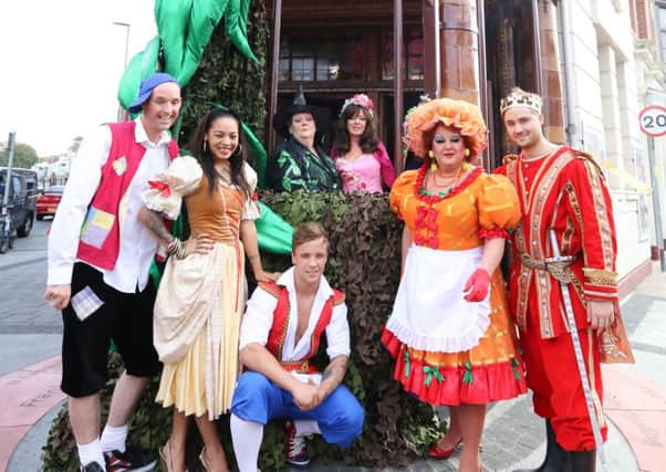 The cast of Jack and the Beanstalk