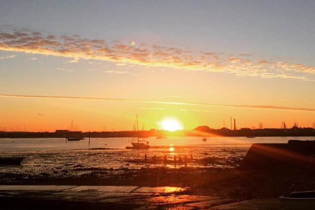 TERRY GREAVES Sunrise over Langstone Harbour