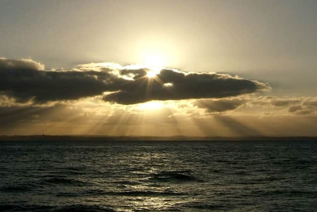STEVE GILBERT Cloudscape over the Solent from Clarence Pier, Southsea