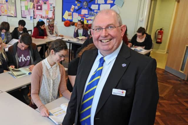 Principal of Portsmouth College Steve Frampton