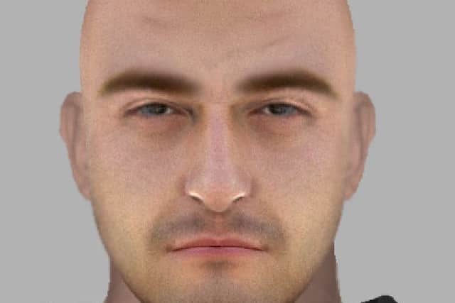 This e-fit was released after a man was attacked on Christmas Day in Hilsea, Portsmouth. Picture: Hampshire police