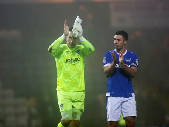 David Forde is aiming to double his Pompey clean sheet tally. Picture: Joe Pepler