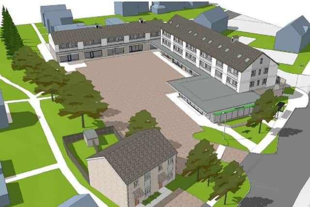 An artist's impression of what the development in Carisbrooke Lane, Gosport will look like