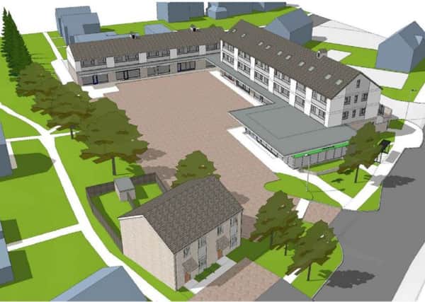 An artist's impression of what the development in Carisbrooke Lane, Gosport will look like