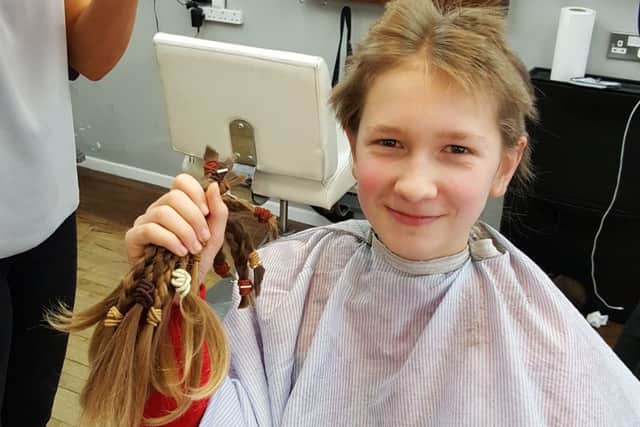 Stanislaw Romanski, 12, had his hair cut at M Cutting in Kingston Road, Portsmouth