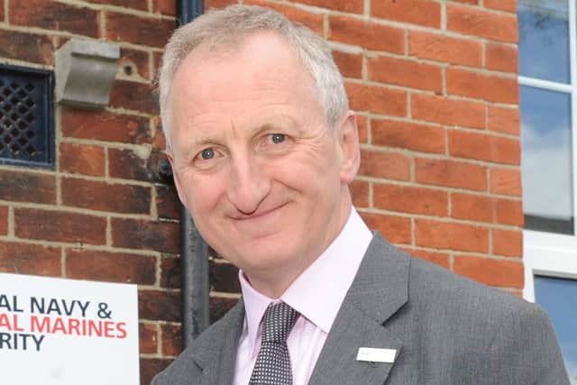 Robert Robson, chief executive of the Royal Navy and Royal Marines Charity